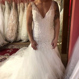 2 in 1 wedding dress
